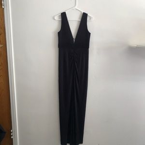 Elie Tahari long sleeveless dress formal Sz 10 minimalist